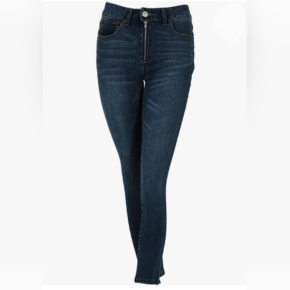 BBJ Los Angeles Exposed Zipper High Rise Skinny Jeans Size 9\29